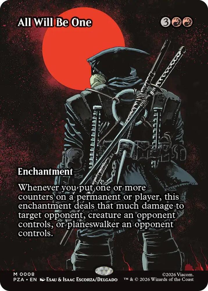 All Will Be One (Borderless) - Teenage Mutant Ninja Turtles Source Material (PZA) Foil