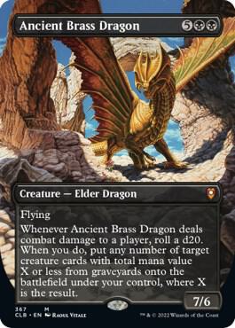 Ancient Brass Dragon Borderless 367 CLB