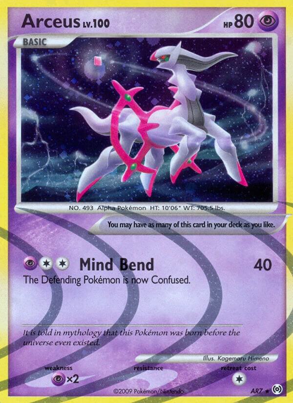 Arceus Lv.100 AR7 Holo LP