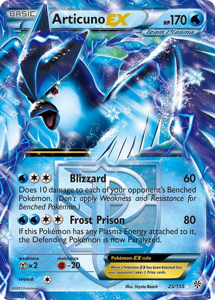Articuno EX (Team Plasma) - Plasma Storm 25/135