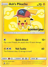 Ash's Pikachu SM111 Promo