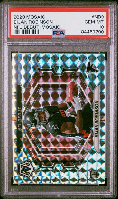 2023 Mosaic Bijan Robinson NFL Debut-Mosaic PSA 10