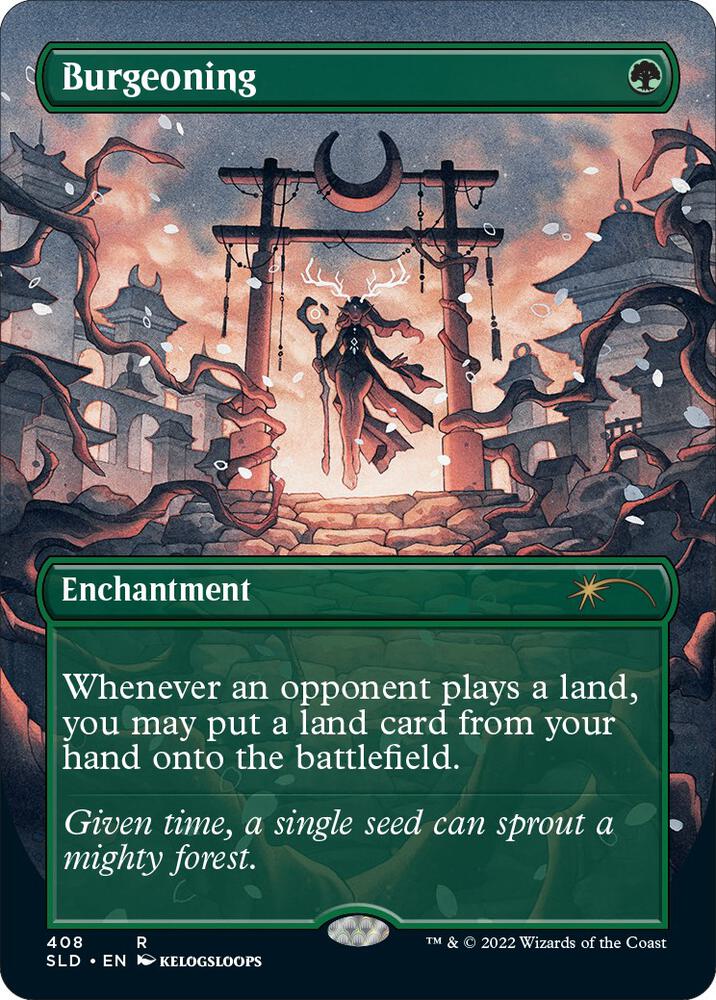 Burgeoning (Borderless) - Secret Lair Drop Series (SLD) Foil # 408