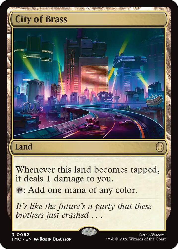 City of Brass - Commander: Teenage Mutant Ninja Turtles (TMC)
