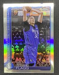 Cooper Flagg Topps Chrome RC Refractor #251