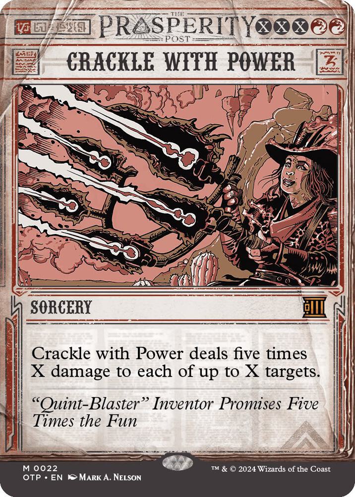 Crackle with Power - Outlaws of Thunder Junction: Breaking News (OTP)