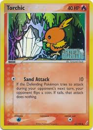Torchic Reverse Holo Crystal Guardians Stamped 66/100