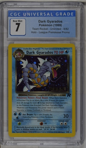 Dark Gyarados Prerelease Holo CGC 7 8/82