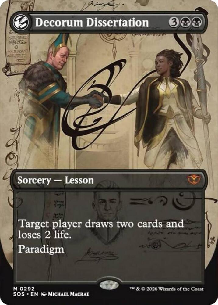 Decorum Dissertation (Borderless) - Secrets of Strixhaven (SOS)