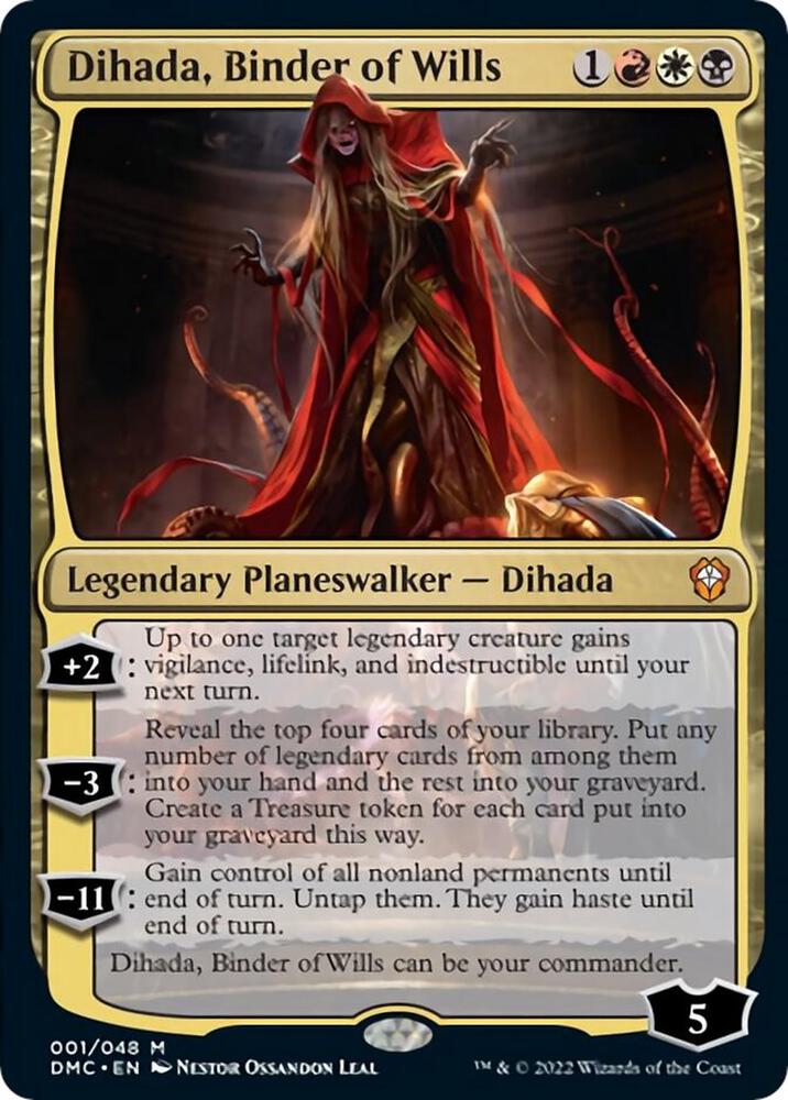 Dihada, Binder of Wills Foil - Commander: Dominaria United (DMC) 001