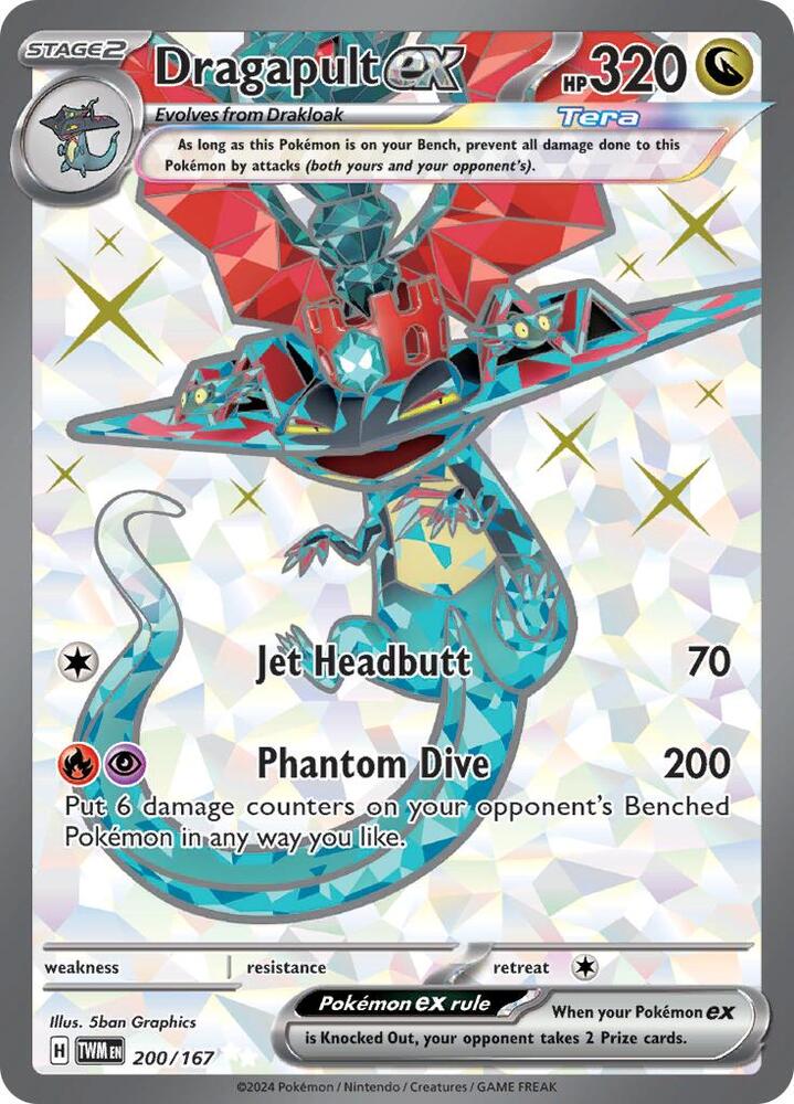 Dragapult ex - 200/167 - SV06: Twilight Masquerade (TWM)