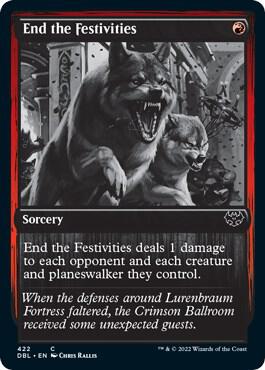 End the Festivities - Innistrad: Double Feature (DBL) 422 Foil