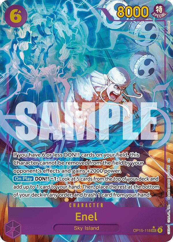 Enel (OP15-118) (Alternate Art) - Adventure on Kami's Island