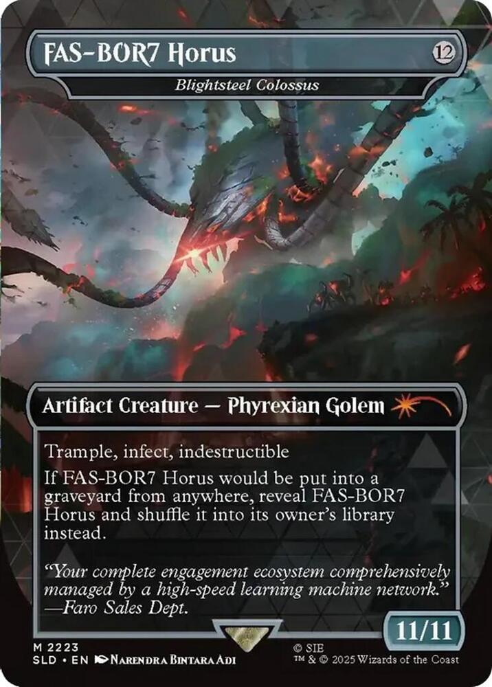 FAS-BOR7 Horus - Blightsteel Colossus - Secret Lair Drop Series (SLD)