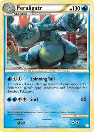 Feraligatr Holo HeartGold SoulSilver 20/123