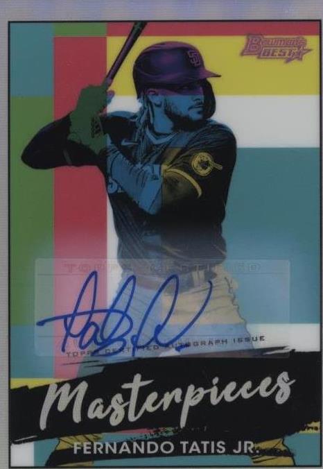Fernando Tatis Jr. Bowman's Best Masterpieces 2021 Auto /99