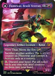 Flamewar, Brash Veteran Shatter Foil 024 BOT