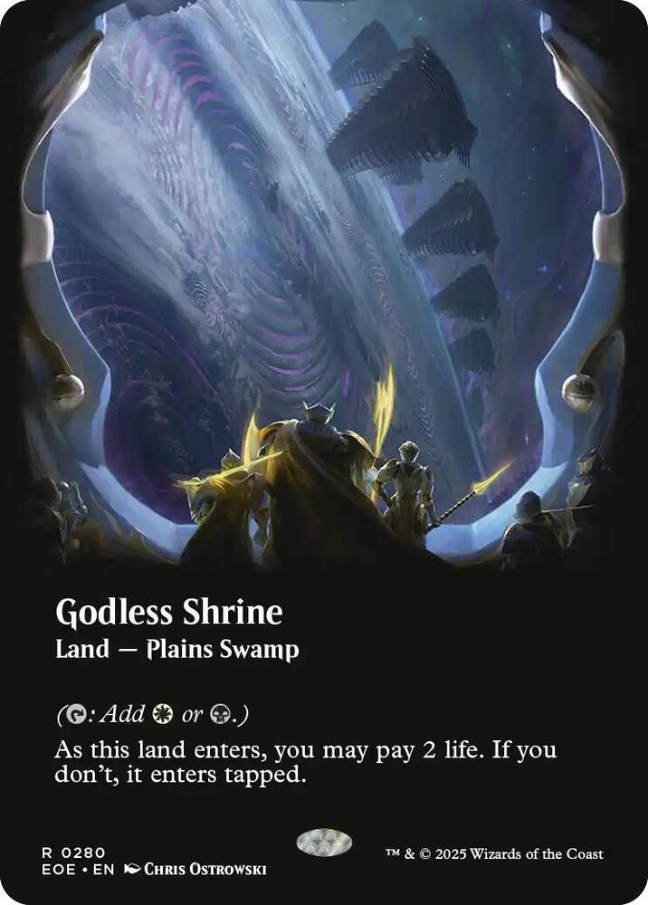 Godless Shrine (Borderless) - Edge of Eternities (EOE) Foil 0280