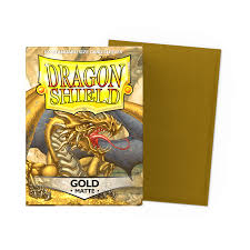 DRAGON SHIELD 100CT BOX MATTE GOLD