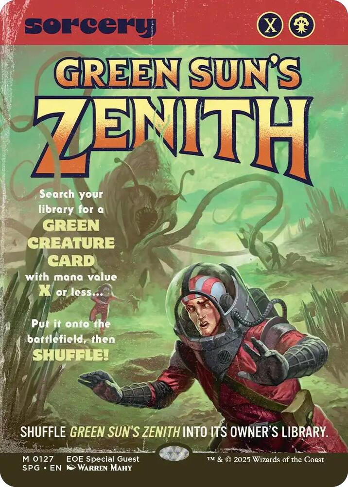 Green Sun's Zenith (Showcase) - Special Guests (SPG) Foil 0127