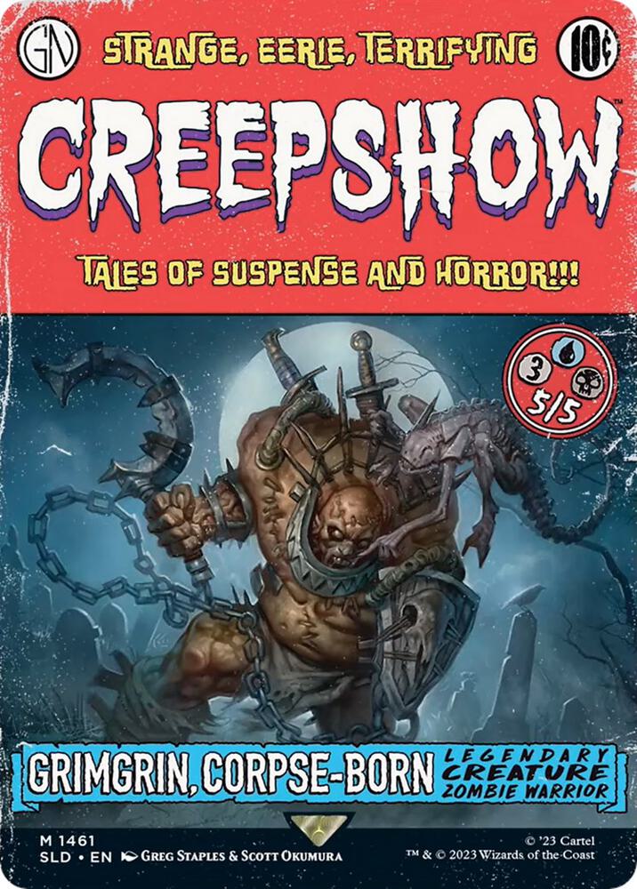 Grimgrin, Corpse-Born Borderless SLD 1461 Foil