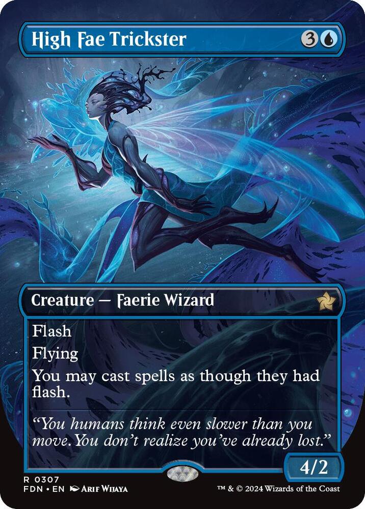 High Fae Trickster (Borderless) - Foundations (FDN)