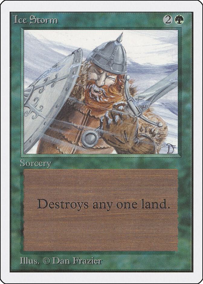 Ice Storm Unlimited MTG