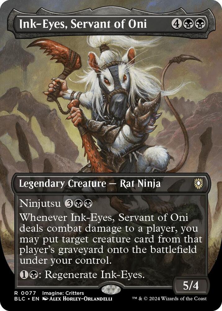 Ink-Eyes, Servant of Oni Borderless BLC 0077