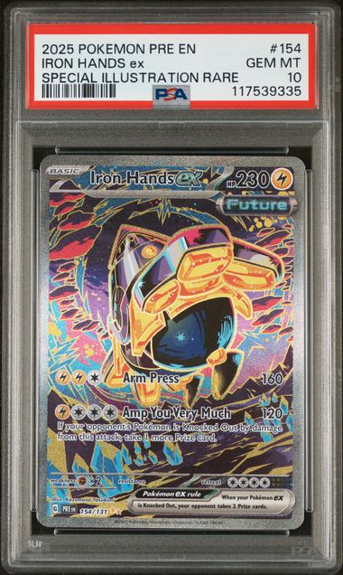 Iron Hands Ex PSA 10 Prismatic 154/131