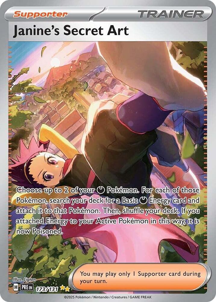 Janine's Secret Art - 173/131 - SV: Prismatic Evolutions (PRE) 173/131