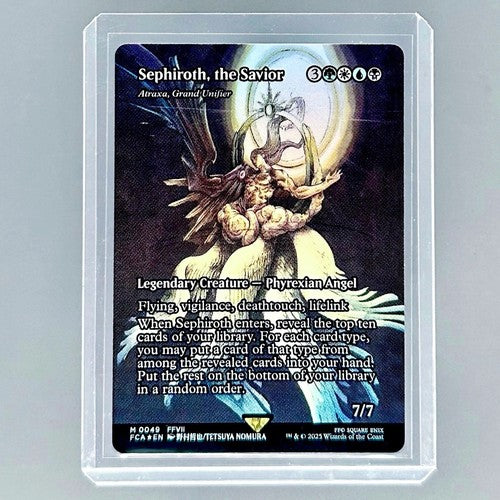 Sephiroth, The Savior Full Art Foil Japanese MTG 0049 T CardWizards Sephiroth, The Savior Full Art Foil Japanese MTG 0049 T CardWizards