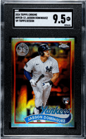 2024 Topps Chrome #89CB-12 Jasson Dominguez '89 Topps Design SGC 9.5