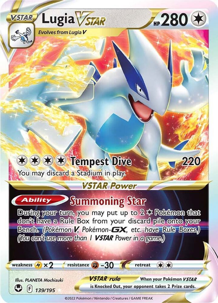 Lugia Vstar 139/195 Silver Tempest
