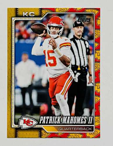 Patrick Mahomes II Topps 2026 Flagship SSP Team Border Variation Chiefs #97