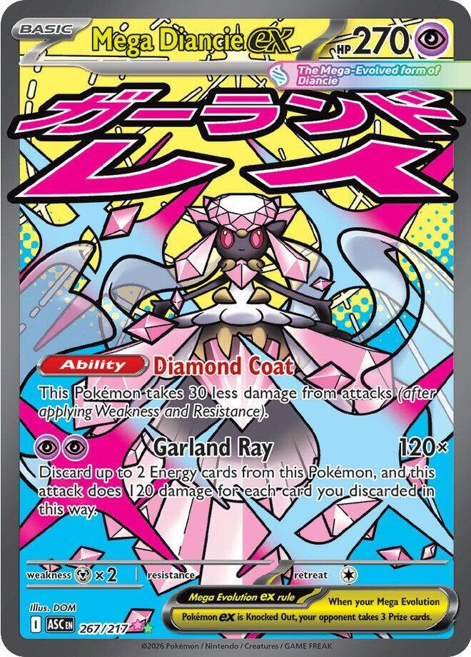 Mega Diancie Ex 267/217 ASC