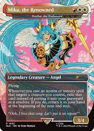 Miku, the Rnowned; Feather, the Redeemed Borderless 1602 SLD