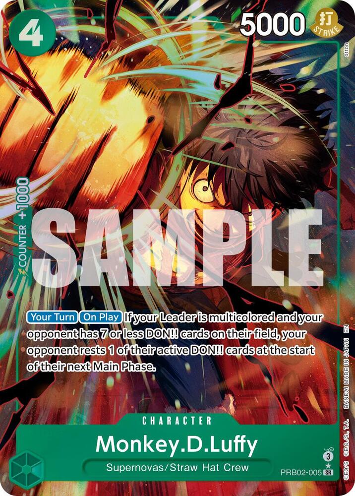 Monkey.D.Luffy - PRB02-005 (Alternate Art) - Premium Booster -The Best- Vol. 2 (PRB-02)