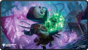 MTG Playmat- Commander Series 4- 3 Color Shard Tinybones UPR38469