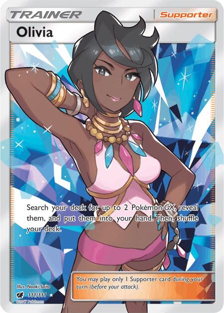 Olivia (Full Art) - SM - Crimson Invasion (SM04) 111/111