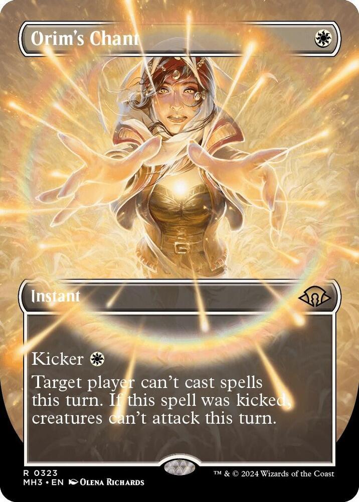 Orim's Chant (Borderless) - Modern Horizons 3 (MH3) Foil