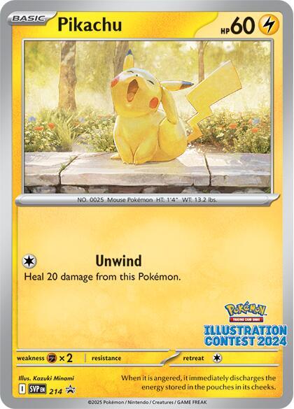 Pikachu - 214 (Illustration Contest 2024) - SV: Scarlet & Violet Promo Cards (SVP