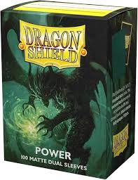 Dragon Shield Power Green 100CT Box Dual Matte