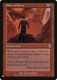 Price of Glory The List Reprints 214/350