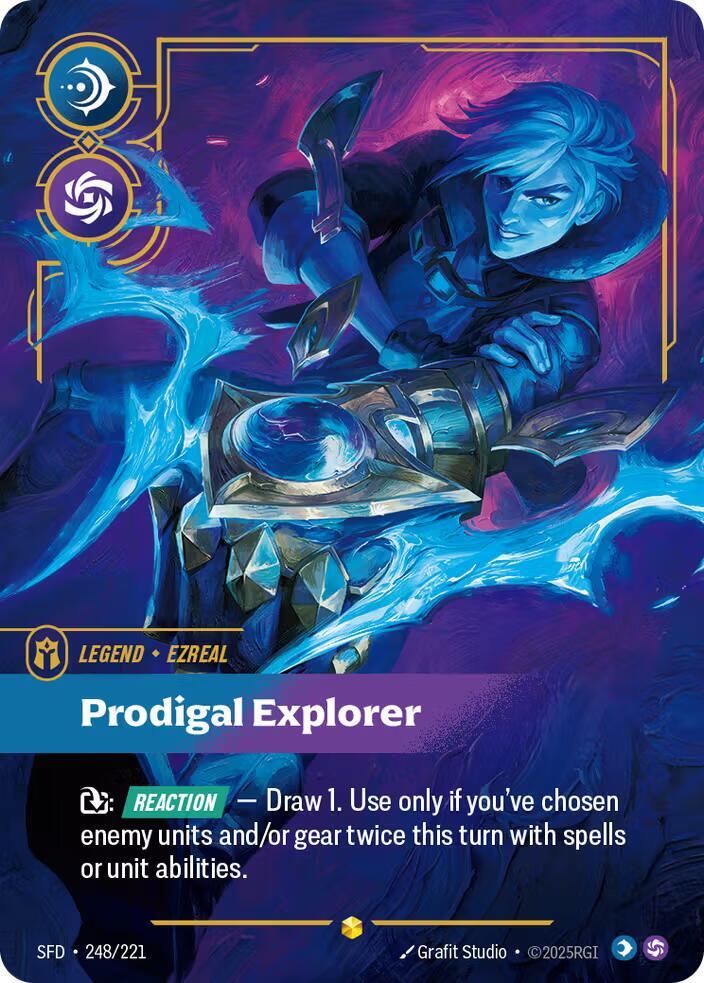 Ezreal - Prodigal Explorer (Overnumbered) - Spiritforged (SFD) Foil