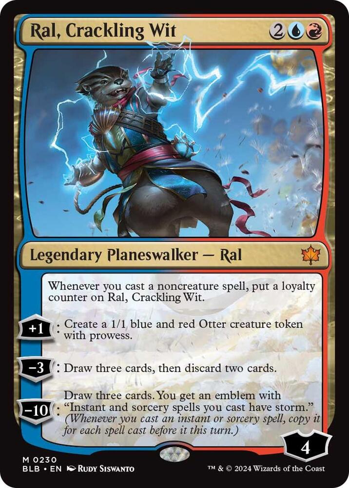 Ral, Crackling Wit - Bloomburrow (BLB) Foil 0230