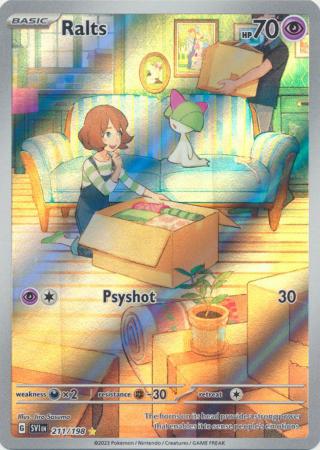 Ralts - 211/198 - Illustration Rare SV Base Set
