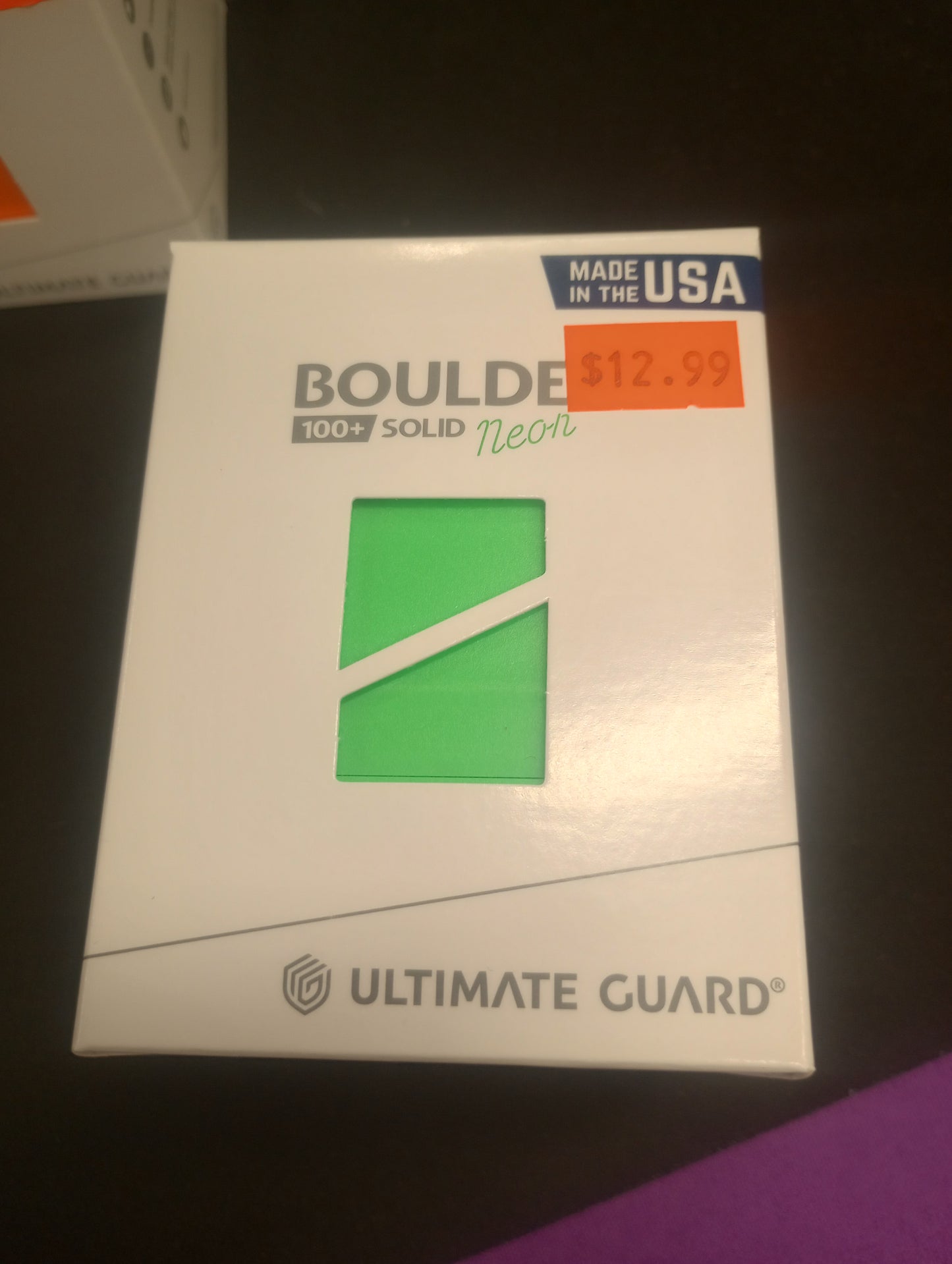 Boulder Solid Box Neon Green