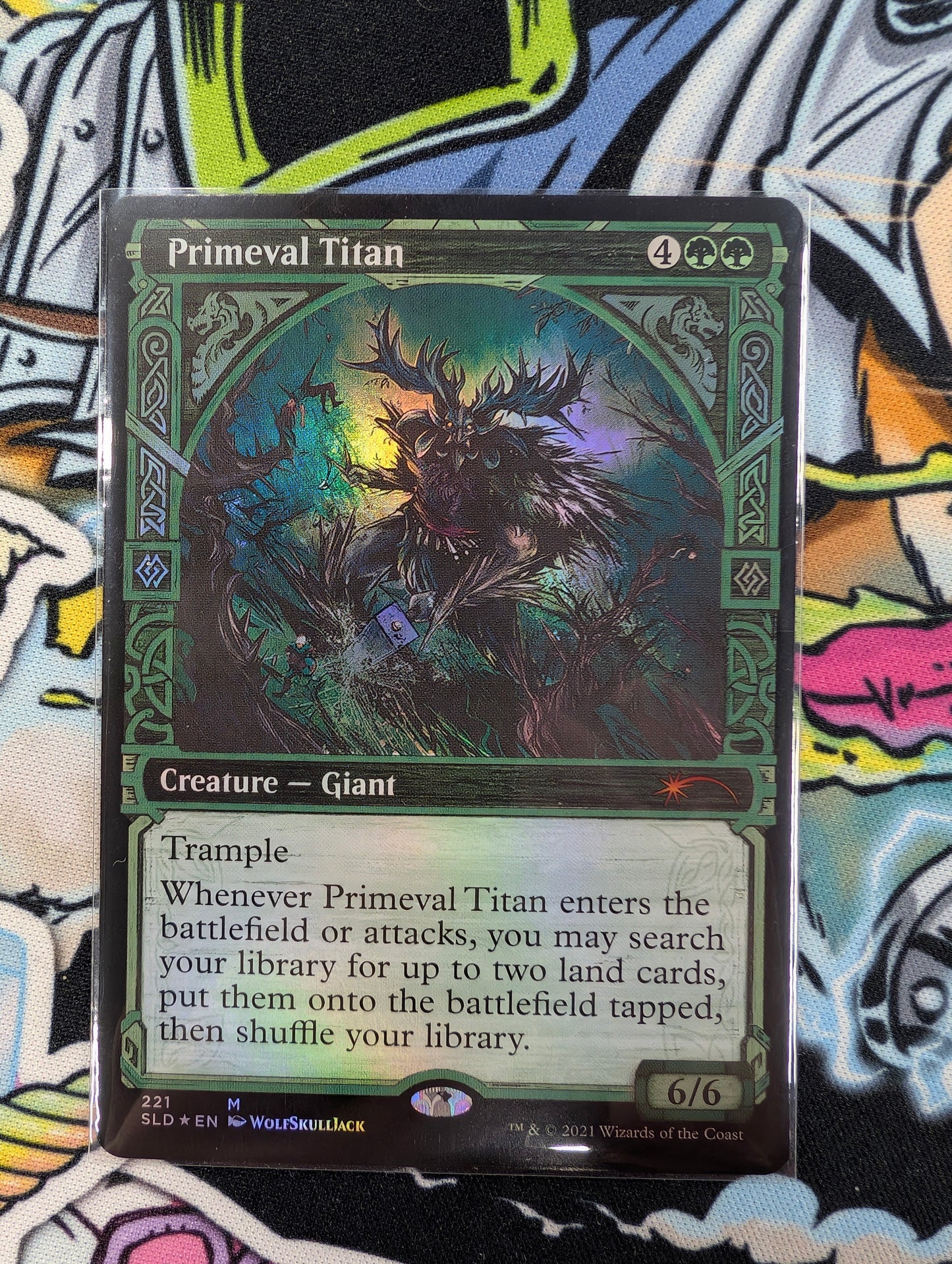 Primeval Titan 221 (Secret Laire Foil)