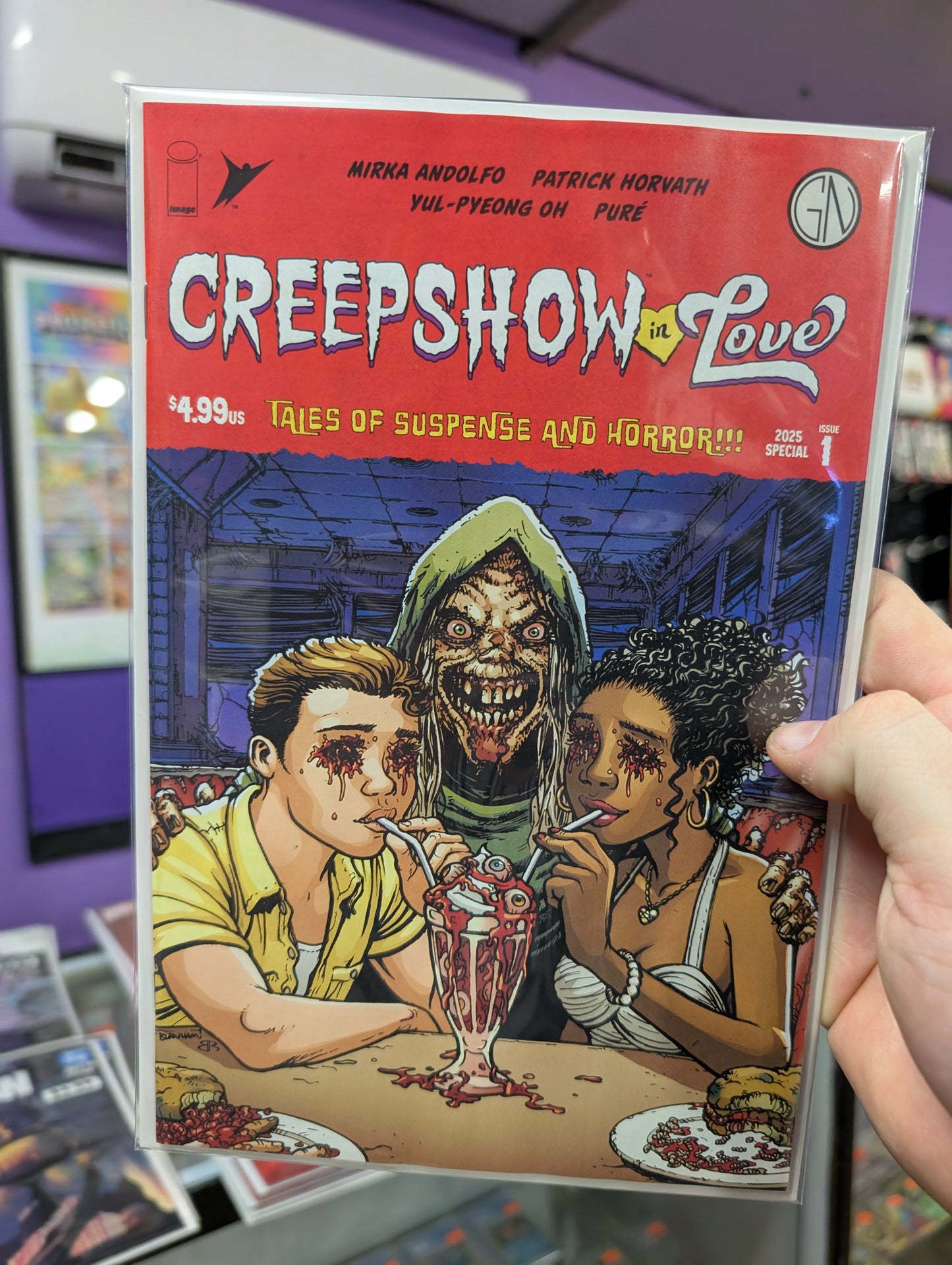 Creepshow in Love 2025 Special #1 Variant Cover 2/12/25