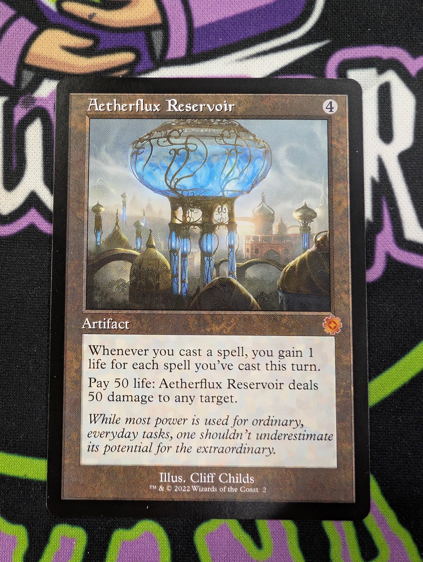 Aetherflux Reservoir MTG Brothers War Retro Frame (T)